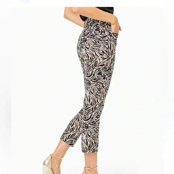 NWT Lilly Pulitzer Kelly stretch pant in onyx can you zee me sz 4